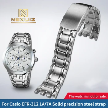 Visoka Kakovost Masivnega Precizne Jeklene Watch Verige Za Casio 3745 EF-312D-1A/7A Kovinski Watch Verige Nepremočljiva Namenskega Vmesnika